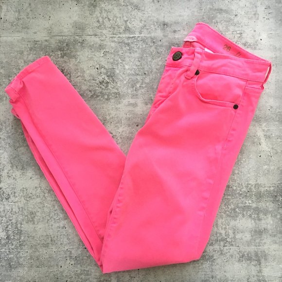 J. Crew Denim - J. Crew Ankle Toothpick Jeans, Bright Pink, Size 26